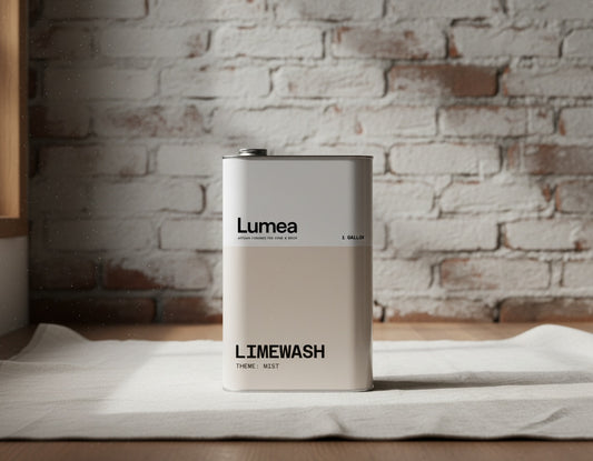 LUMEA Masonry Paint - Limewash For Brick and Stone (1 Gallon)