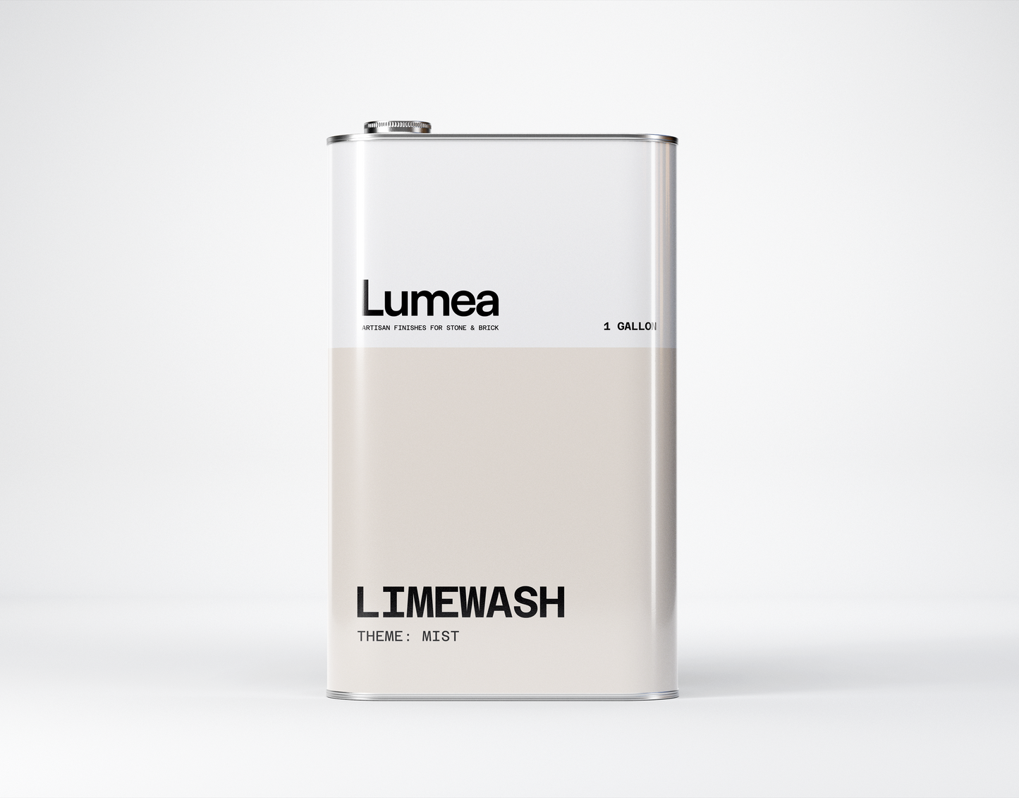 LUMEA Masonry Paint - Limewash For Brick and Stone (1 Gallon)